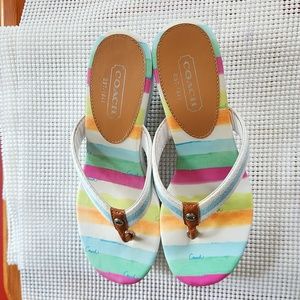Coach thong sandal